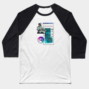 Yung lean Vaporwave aesthetics Baseball T-Shirt